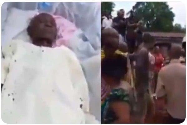 man “breathes” after his corpse was exhumed one year after death (Video)