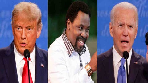 Trump V Biden: TB Joshua Reveals Winner Of American Election
