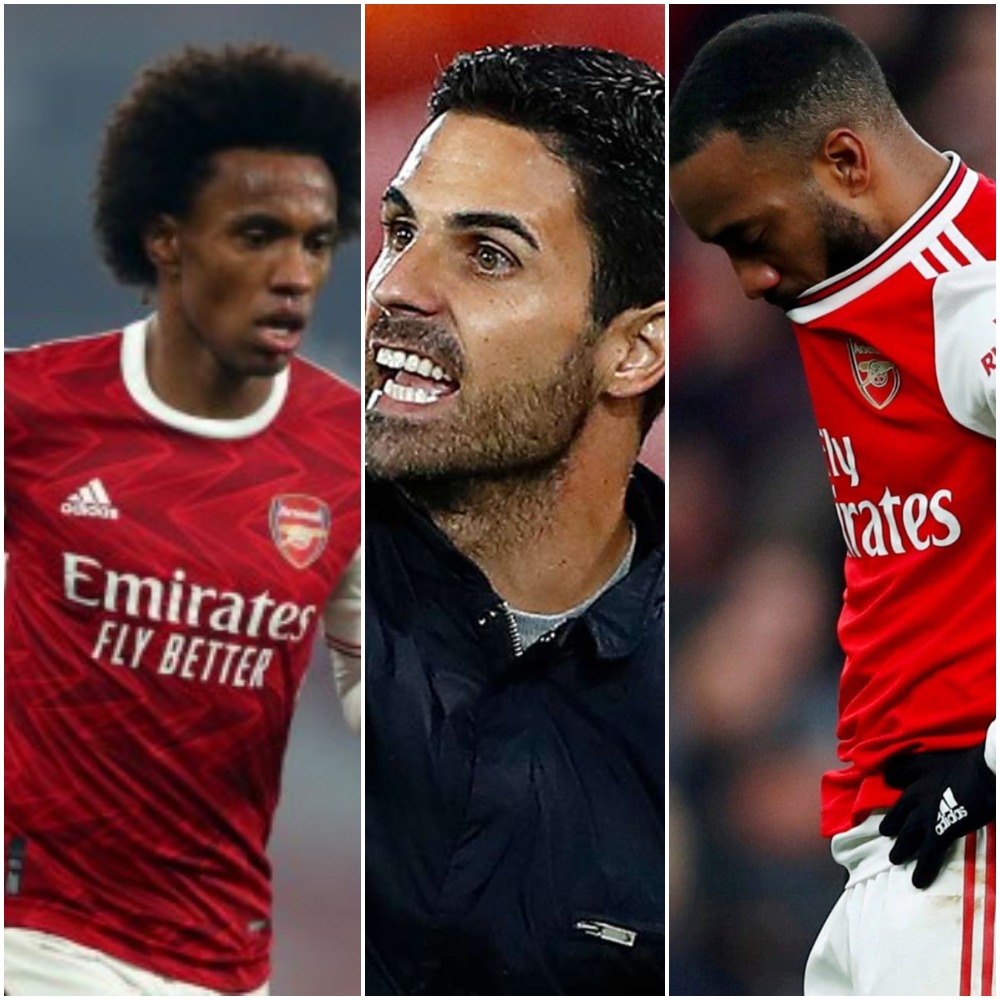 Arteta Issues Warning To Lacazette And Willian After Arsenal Defeat, Set To Change His Front-Three
