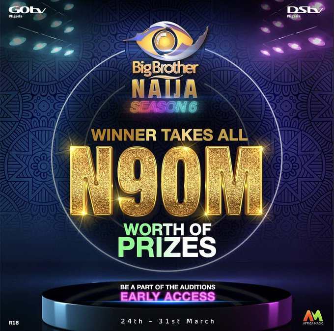How To Audition For BBNaija Season 6 To Win Prize Worth Of N90 Million