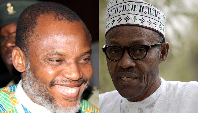 IPOB Threatens Buhari, Gives FG Deadline To Release Nnamdi Kanu