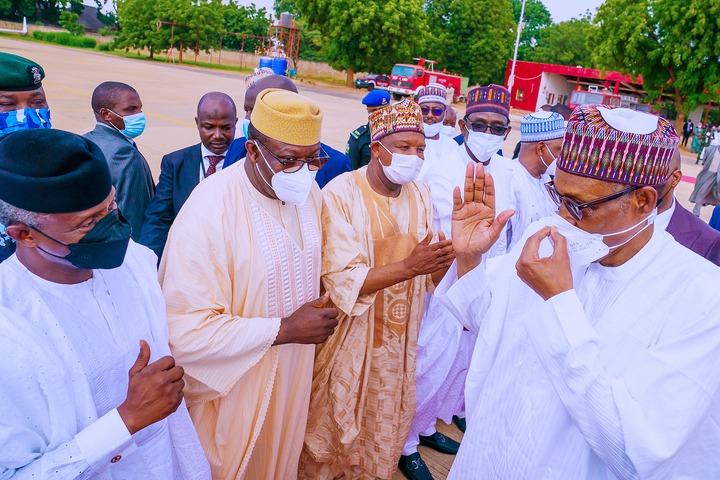 Atiku, Osibanjo, Other Dignitaries At Buhari Son's Wedding (Photos)