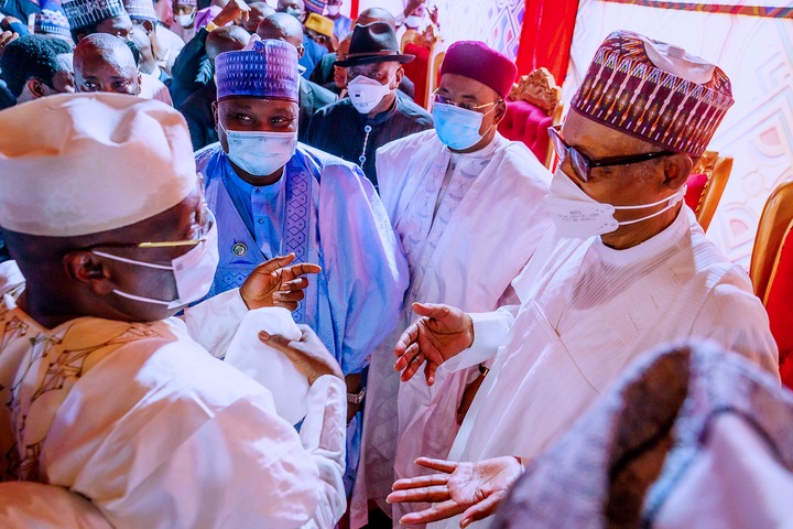 Atiku, Osibanjo, Other Dignitaries At Buhari Son's Wedding (Photos)