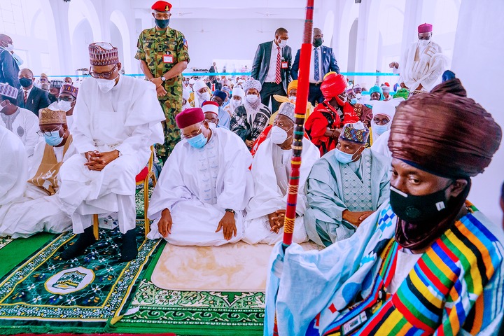 Atiku, Osibanjo, Other Dignitaries At Buhari Son's Wedding (Photos)