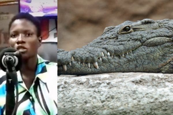 Ghanaian Lady Claims She Was Impregnated By Crocodile [VIDEO]