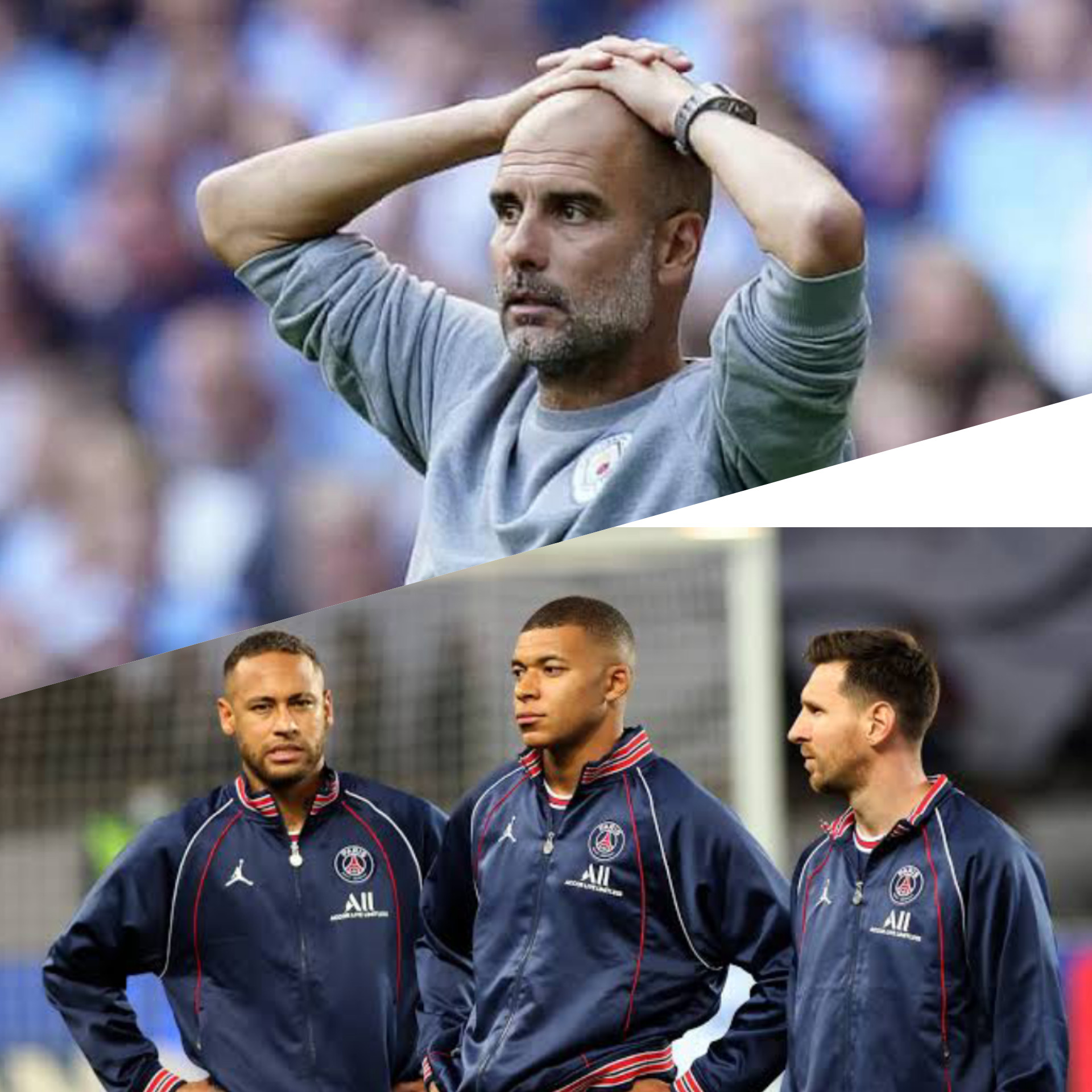 PSG vs Man City: I Don’t Know How To Stop Messi, Neymar And Mbappe – Pep Guardiola Cries Out