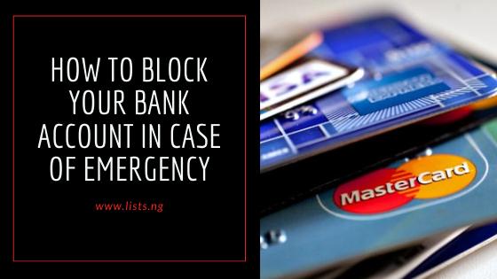 How To Block Your Bank Account And SIM Card In Case Of Emergency