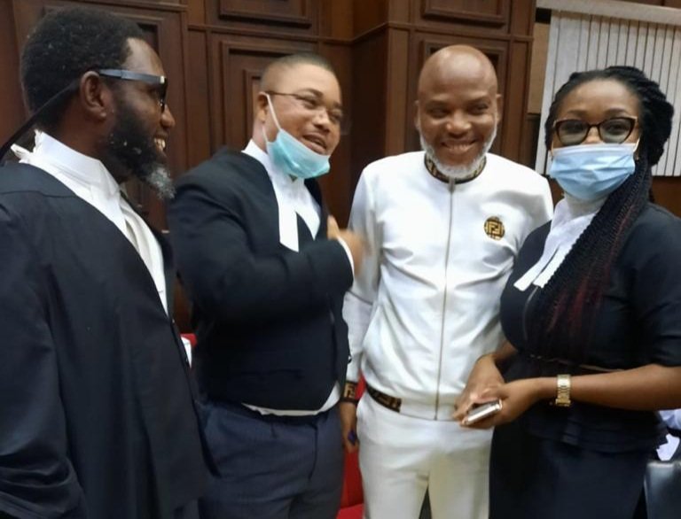 BREAKING: Nnamdi Kanu Pleads Not Guilty To Seven Count Charge Of Terrorism