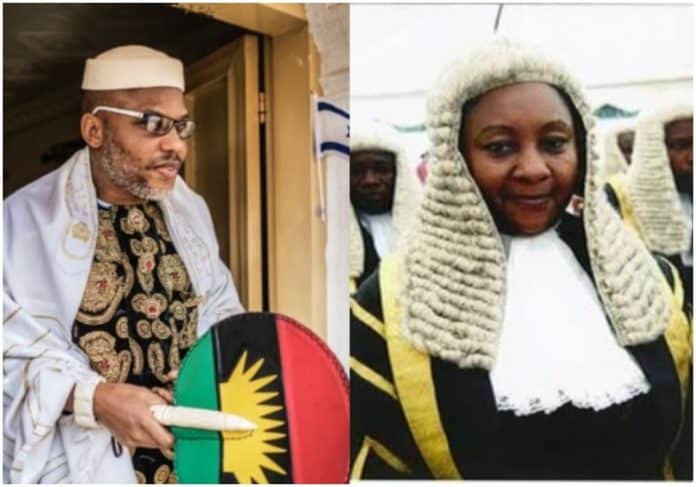 Justice Nyako Recuses Self From Nnamdi Kanu’s Trial - See Reason