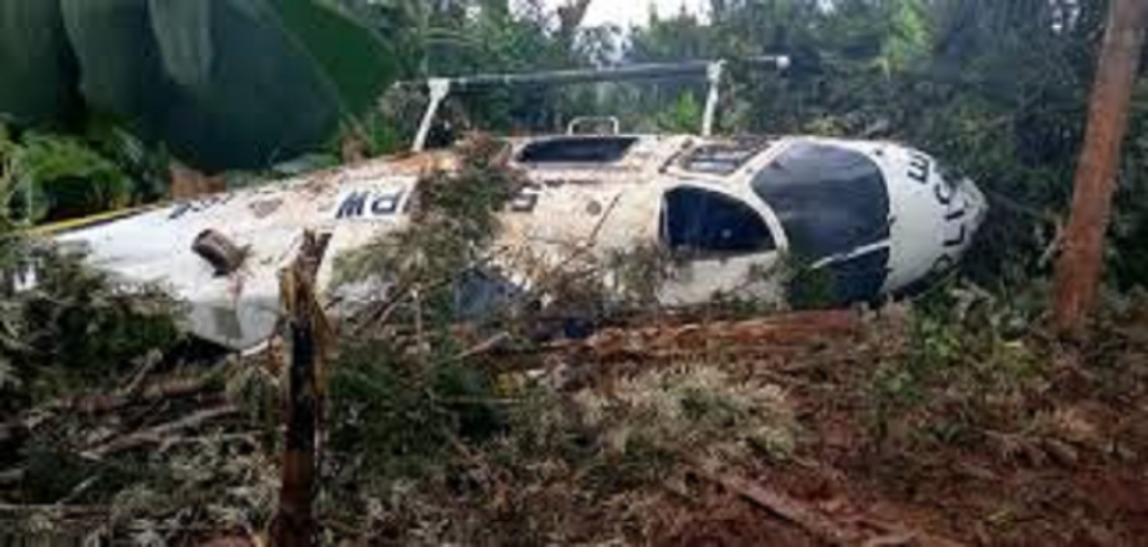 BREAKING: Police Helicopter Crashes In Bauchi - Details