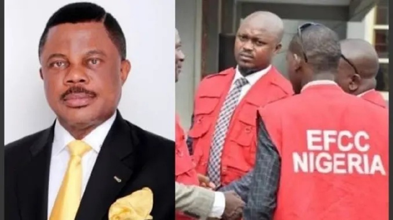 EFCC Speaks On Why They Arrested Anambra Ex Governor, Obiano At Lagos Airport
