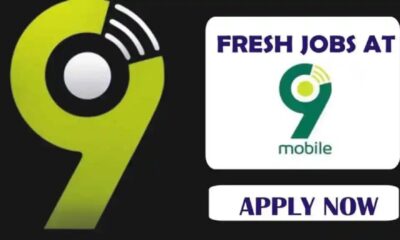 Apply Here For 9mobile Nigeria Job Recruitment (11 Positions)