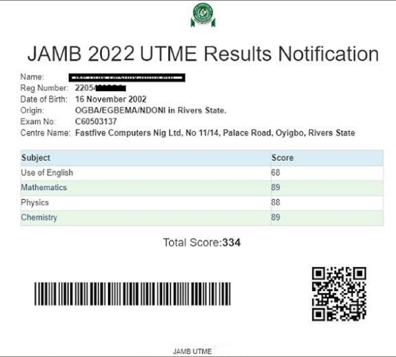 JUST IN: JAMB Activates JAMB Result Checker Portal For JAMB Result 2022