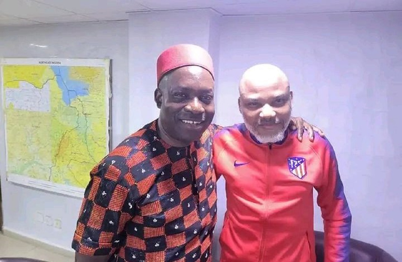 BREAKING: Charles Soludo Visits IPOB leader Nnamdi Kanu In DSS Detention [PHOTOS]