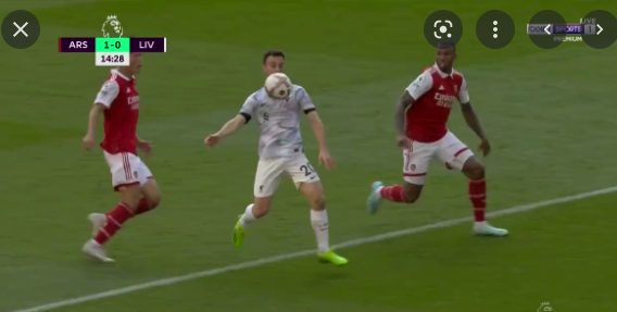 Liverpool Frustrated By VAR As Gabriel Goes Unpunished For Handball