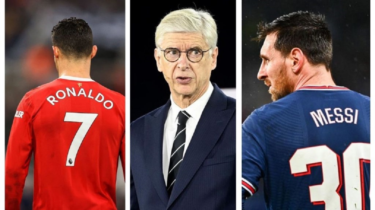 Arsene Wenger choses Between Messi Ronaldo