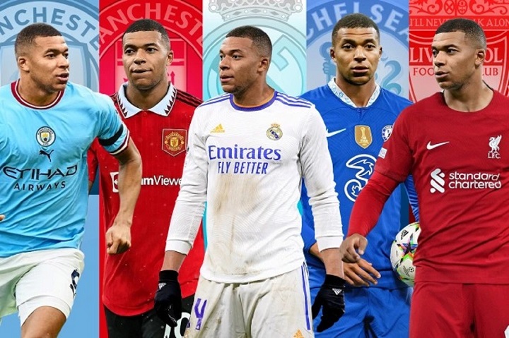 Who Among Madrid, Chelsea, Man United, Liverpool, Man City Could Mbappe Sign For