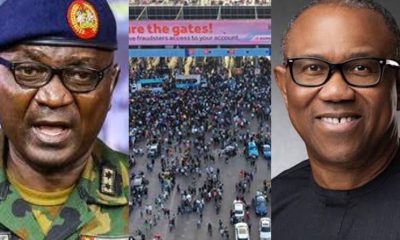 Nigerians Call For Removal Of Army Spokesman, John Enenche Who Claimed Lekki Massacre Was Photoshopped From Peter Obi Campaign Advisory List