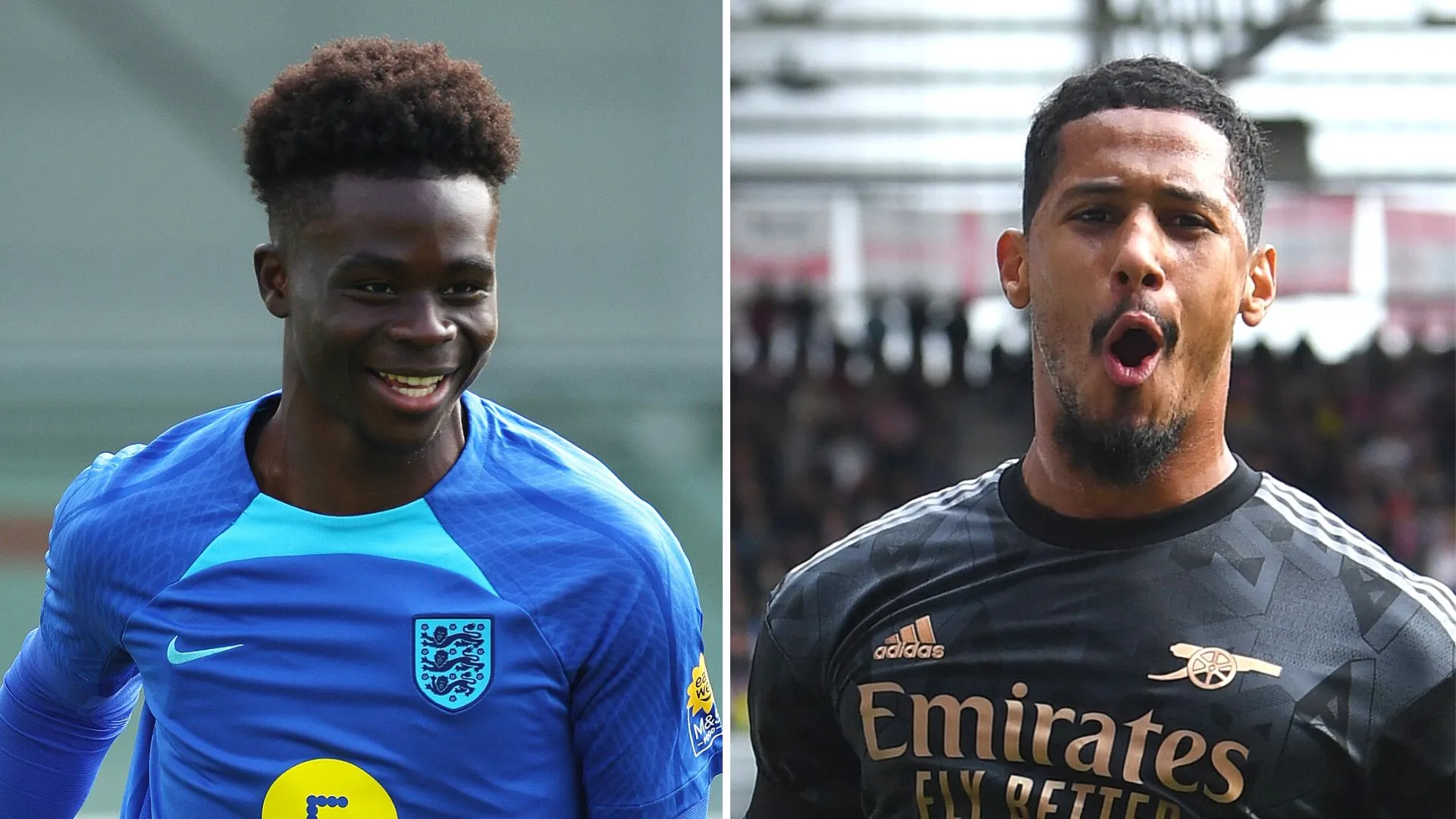 Saliba And Saka Arsenal contract