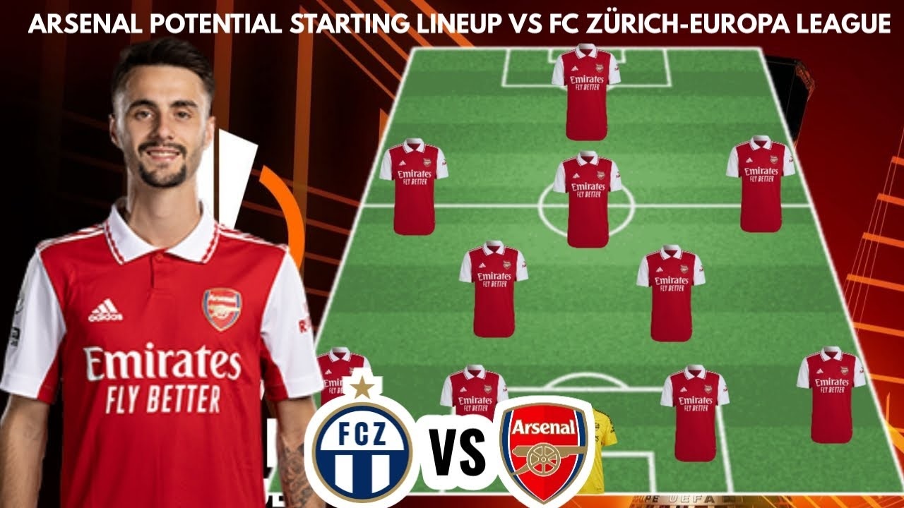 How Arsenal could line up against FC Zurich - Europa League