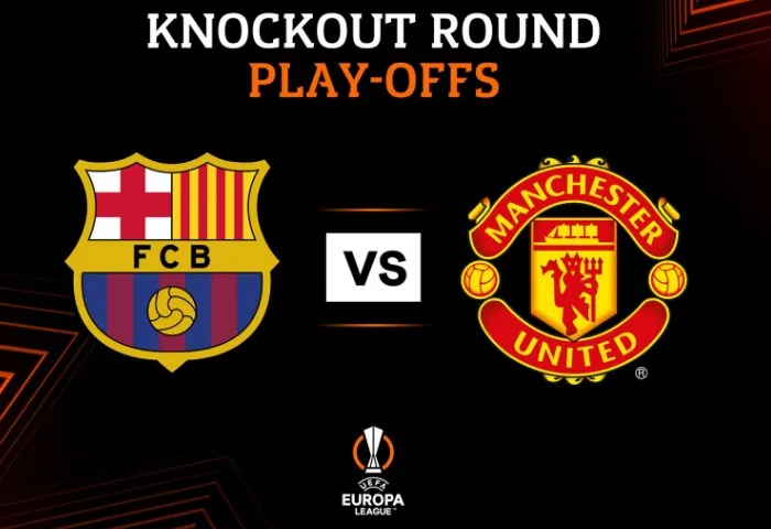 Manchester United To Clash With Barcelona In Europa League Knockout Round Playoffs
