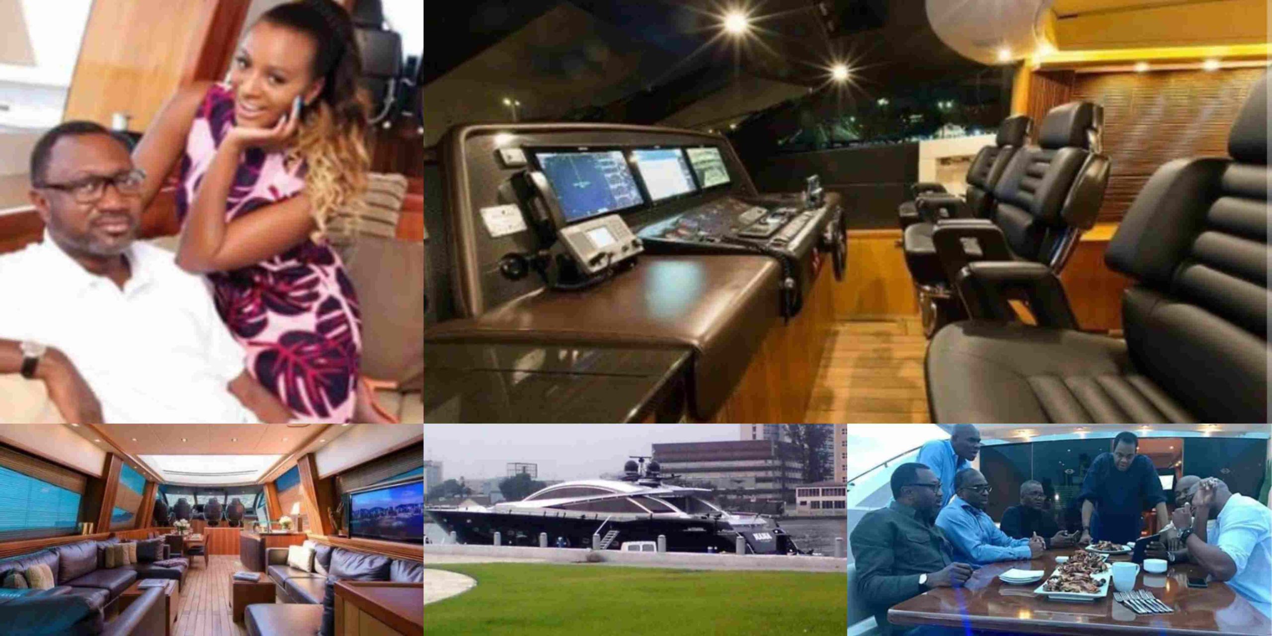Femi Otedola Spend Over N2.2billion To Rent Aristotle Onassis' Christina O super luxury yacht,