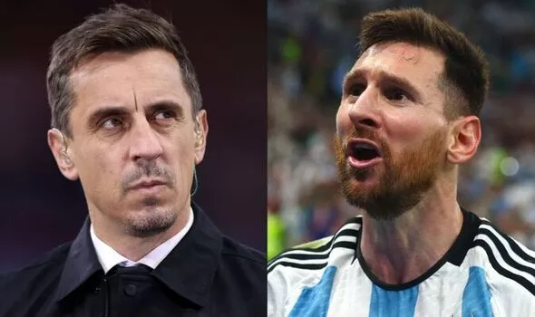 Gary Neville In The 'Mud' After Lionel Messi World Cup Comment Backfires