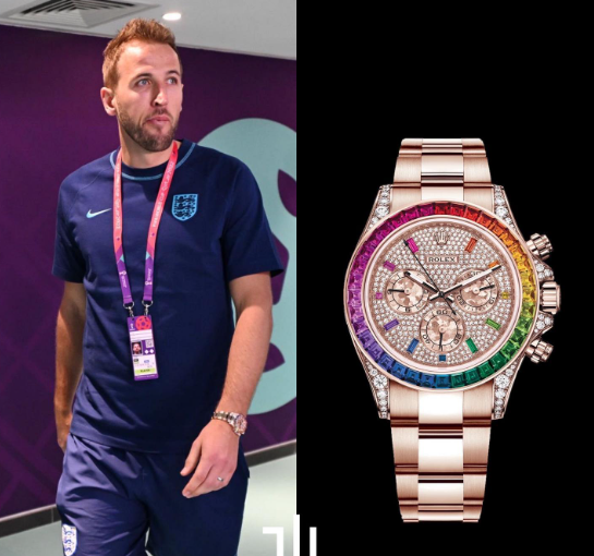 World Cup: England Skipper Harry Kane Spotted Wearing £520,000 'Rainbow' Rolex Watch After Armband Ban