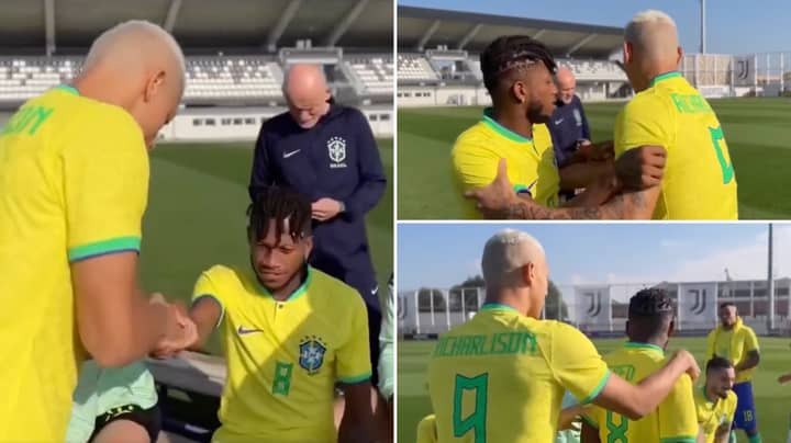 Richarlison Not Happy With Fred After Behaviour During Brazil Photo Shoot [Video]