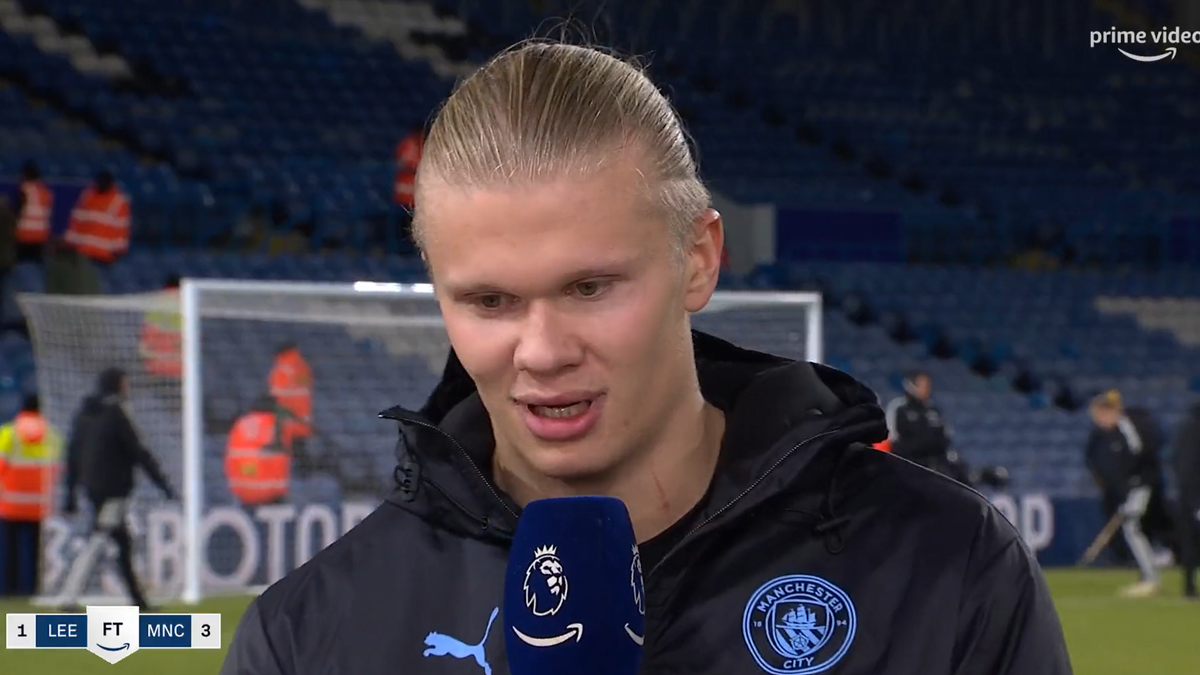 Erling Haaland Sends Premier League Title Warning To Arsenal