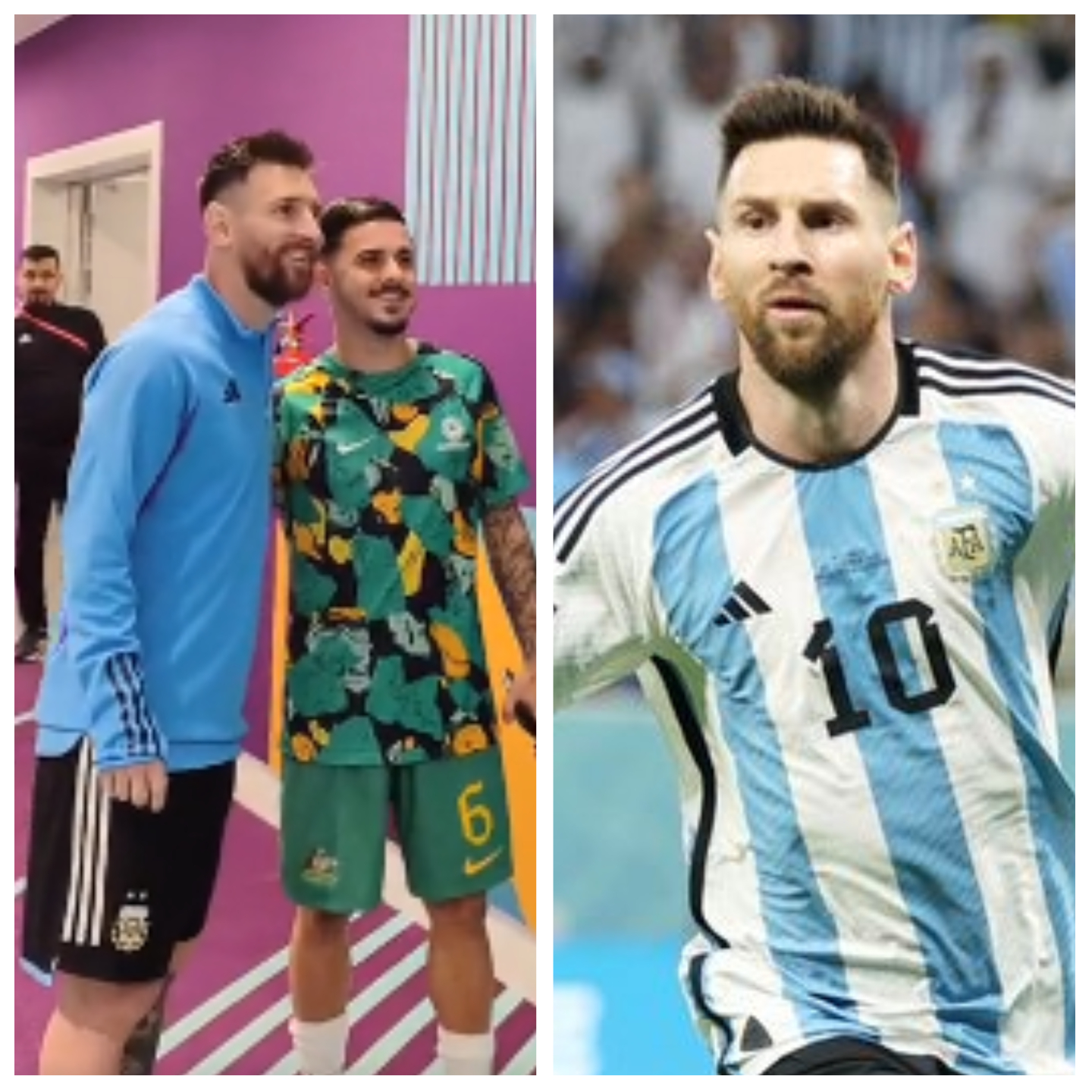 Watch Moment Australia Players Rush To Take Pictures With Messi After Loss To Argentina