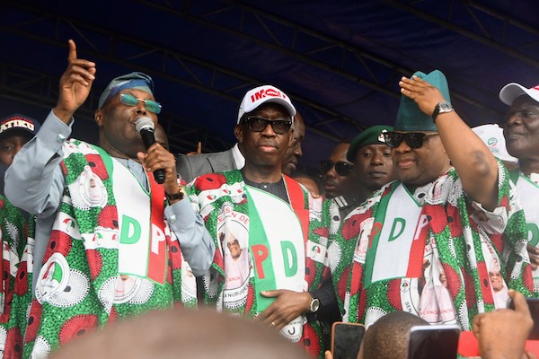 Atiku, Okowa Promise To Stabilize Economy, Unite Nigeria As Thousands Attend PDP Rally In Osun