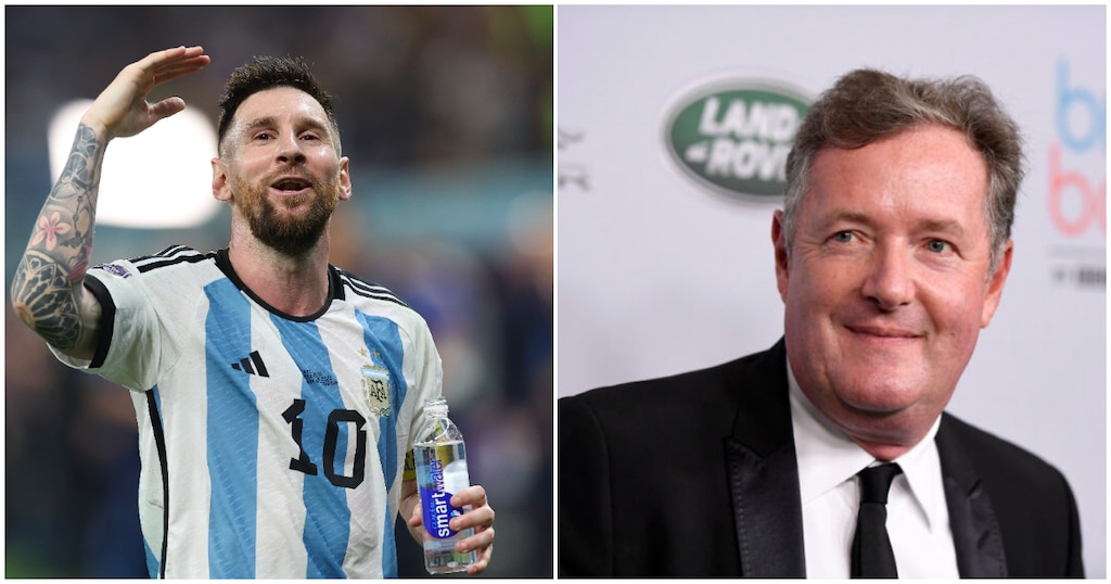 Piers Morgan React To Mess Winning the World Cup