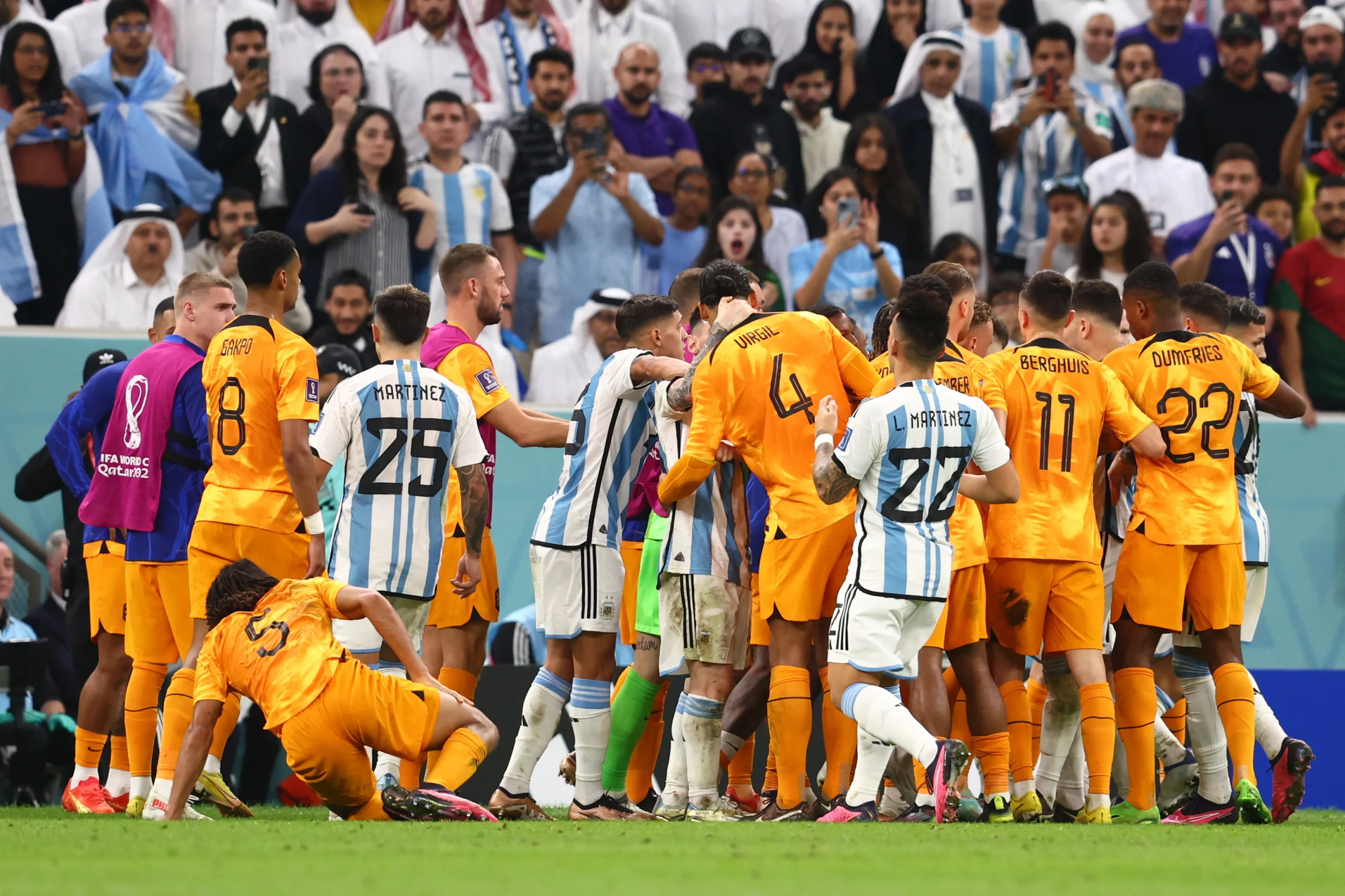 WATCH: Fight Breaks Out Between Argentina And Netherlands