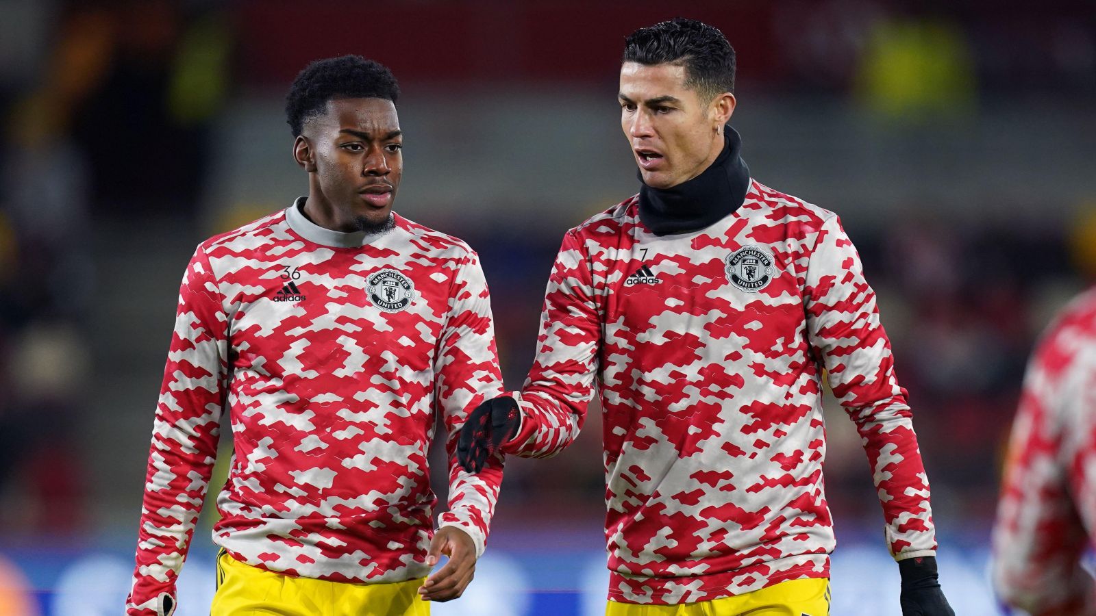 Cristiano Ronaldo Advice Anthony Elanga Manchester United