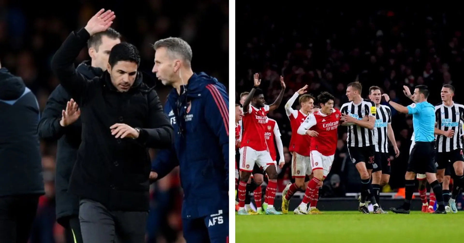 Arsenal Charged By FA For Misconduct During Feisty Newcastle Clash