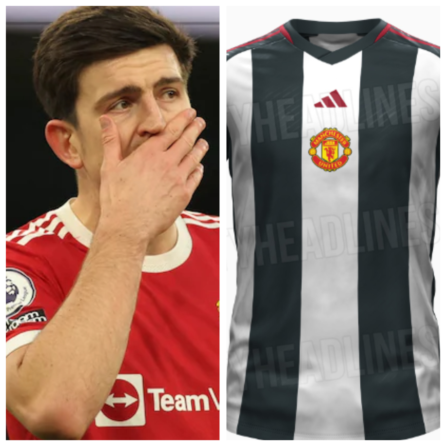 "Are Man Utd So Desperate For Saudi Money" - Fan's Reaction As 'Leaked' 2023/24 Manchester United Kit Looks More Like Newcastle Home Shirt