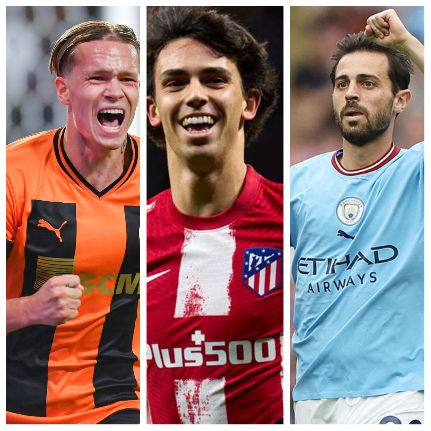 Mykhaylo Mudryk Enzo Fernandez Joao Felix - Bernardo Silva Transfer news