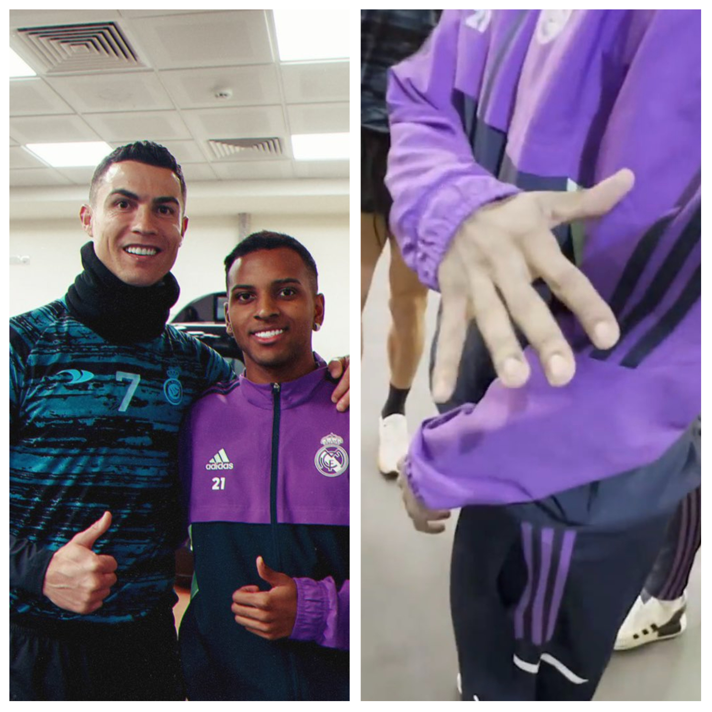 Cristiano Ronaldo Rodrygo Real Madrid
