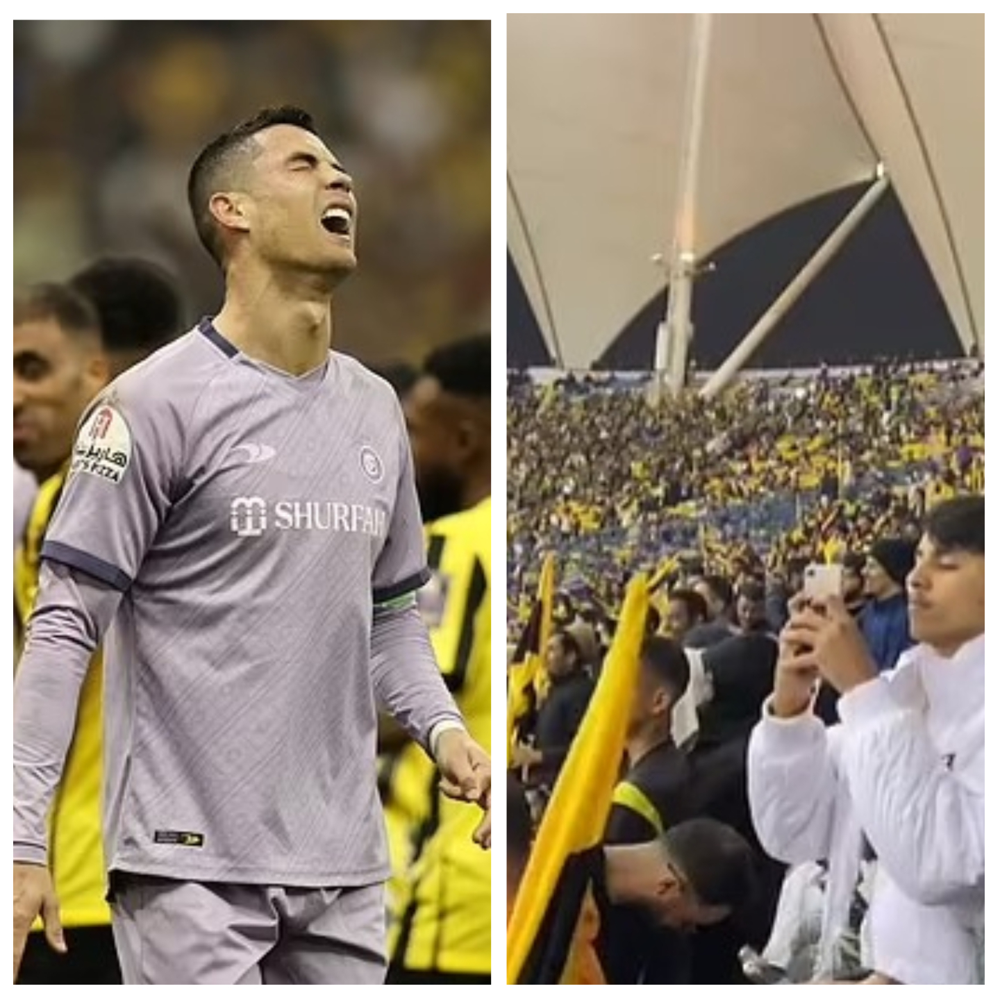 Al-Ittihad Fans Taunt Cristiano Ronaldo With Lionel Messi Chants
