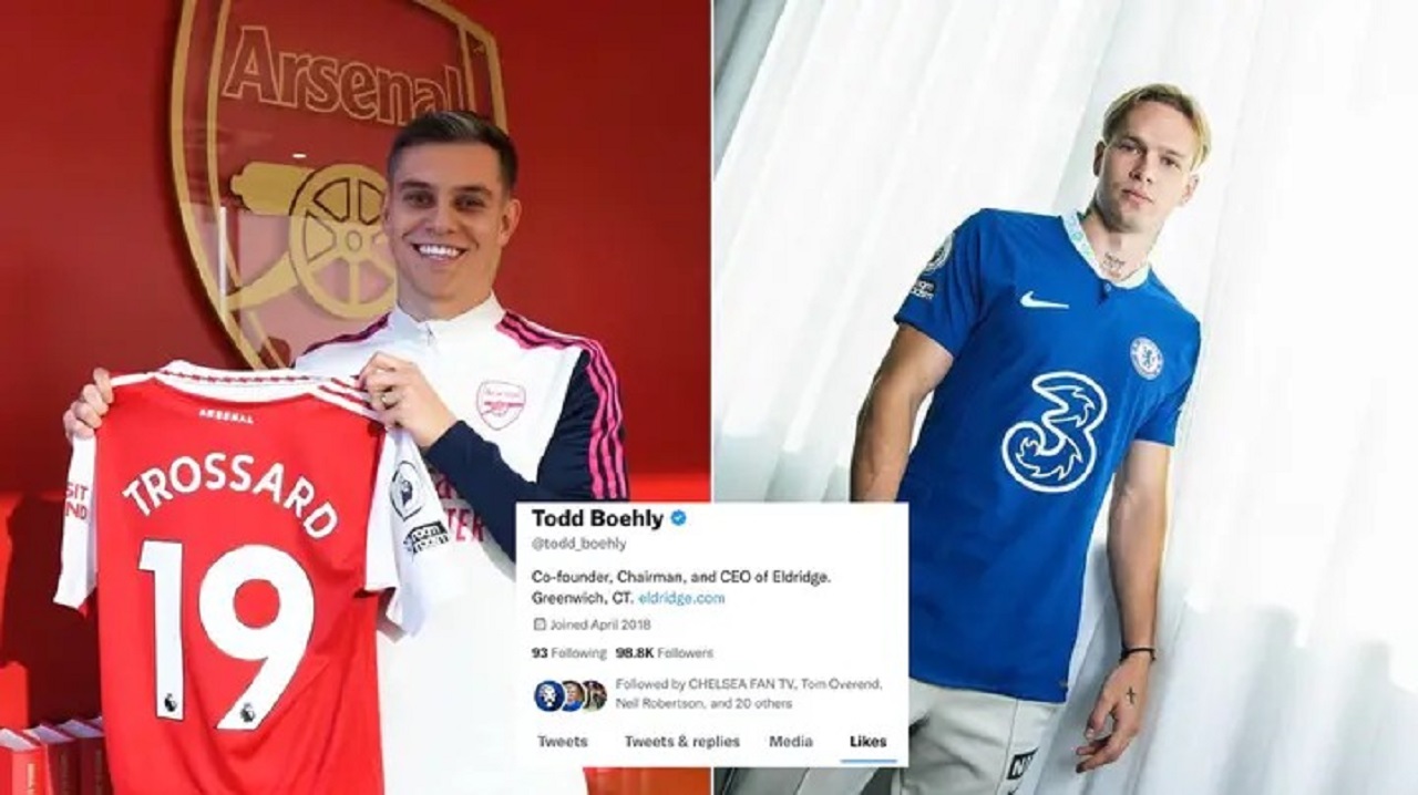 Todd Boehly Likes Tweet To Show that Chelsea did a good deal signing Mykhailo Mudryk than Arsenal did with Leandro Trossard