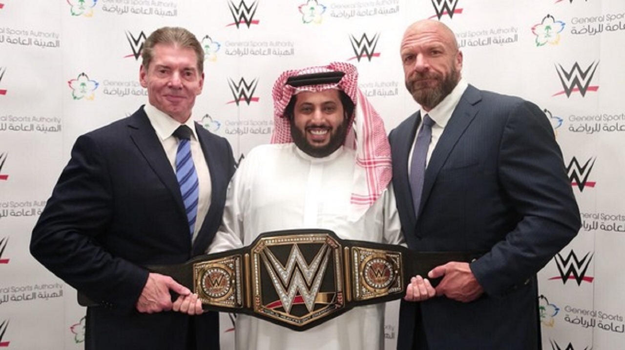 Vince McMahon Tripple H WWE Sold Saudi Arabia