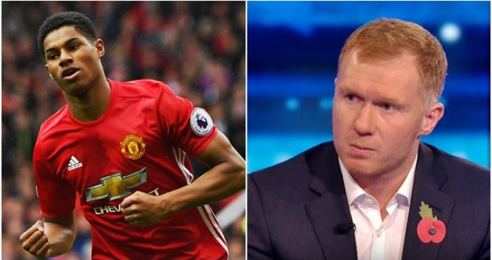 'You're Being Stupid': Rashford Responds To Scholes Criticism v Wolves