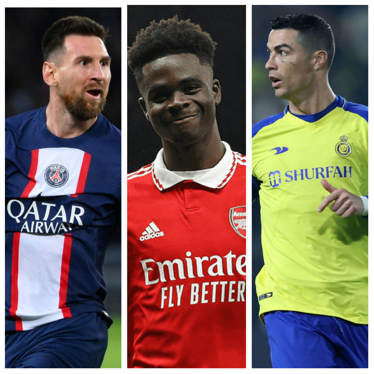 Arsenal Star Makes Messi, Ronaldo Comparison In Plea Over ‘Dangerous’ Saka Issue