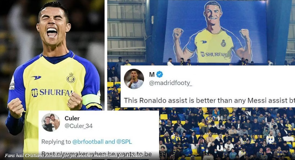 Fans Claim Ronaldo Is A 'Better Playmaker Than Messi' After Crazy Assist