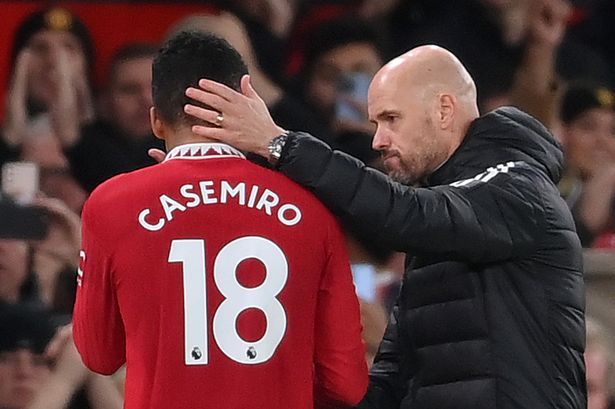Erik ten Hag Slams VAR Over Casemiro Red Card, Says Ayew Should Have Been Sent Off