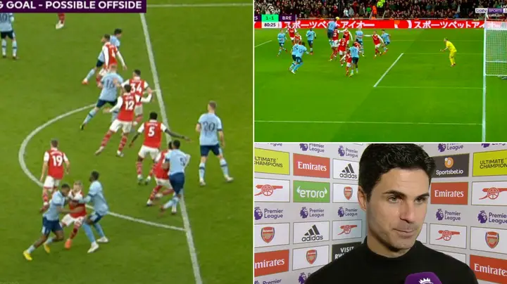 Arsenal Fans Demand Brentford Game Is Replayed After VAR Forgot To Draw Offside Lines