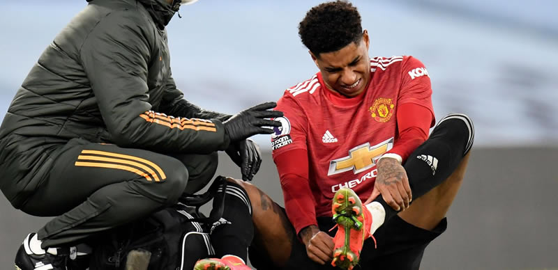 Manchester United Gives Update On Marcus Rashford Injury Ahead of Newcastle Clash