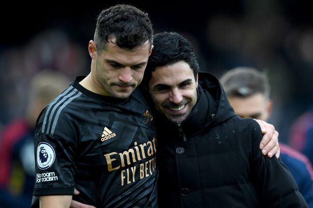 Mikel Arteta Speaks On Criticism of Granit Xhaka After Arsenal's Clash With Liverpool