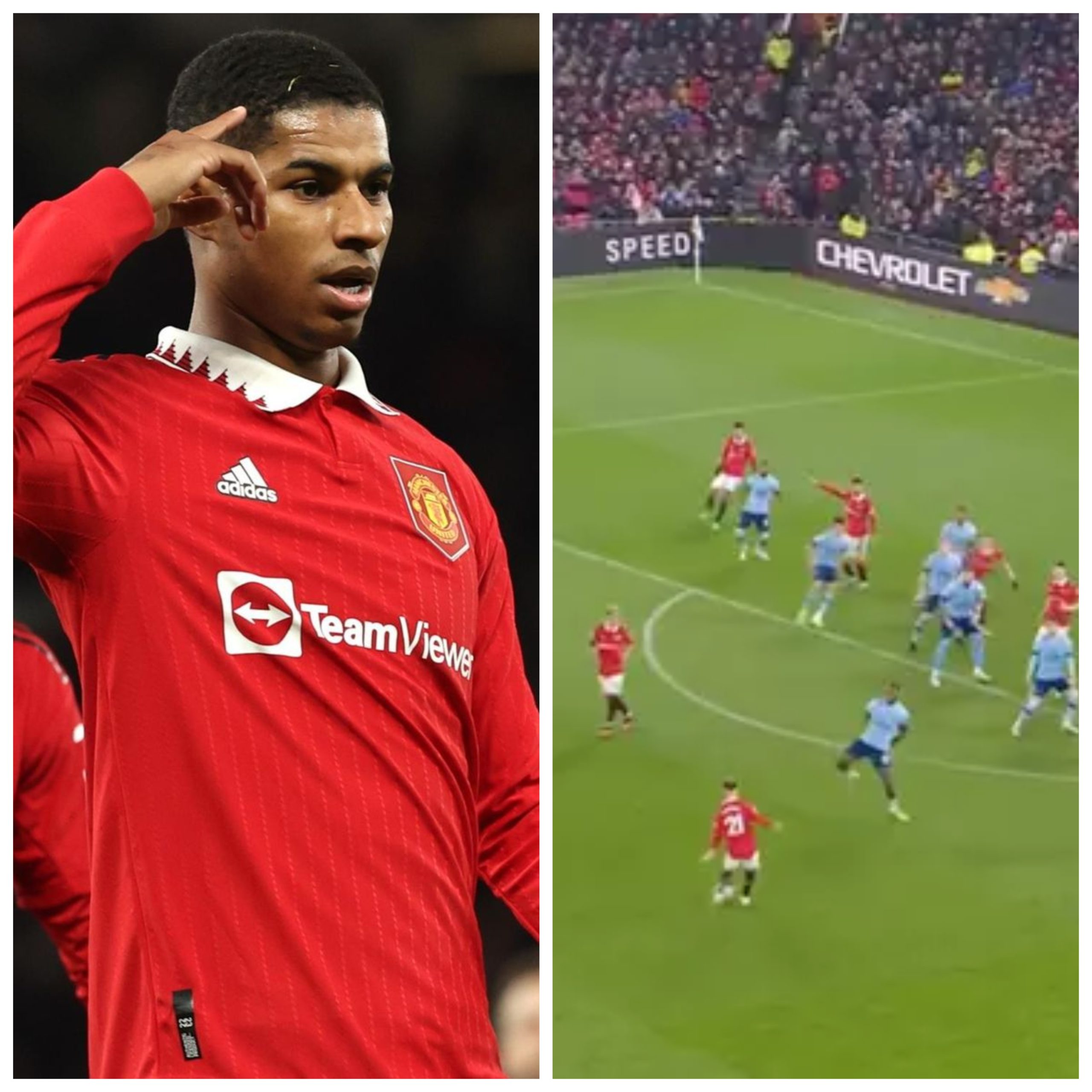 Fans Think Marcus Rashford’s Winner Against Brentford Should Have Been Ruled Out, Ref Explains Why It Was Allowed